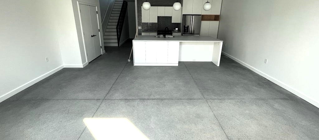 basement concrete polishing